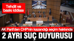 AK Parti Üsküdar'da CHP'nin kazandığı seçim için suç duyurusunda bulundu