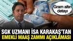 SGK uzmanı İsa Karakaş'tan emekli maaş zammı açıklaması: Gram altın detayı