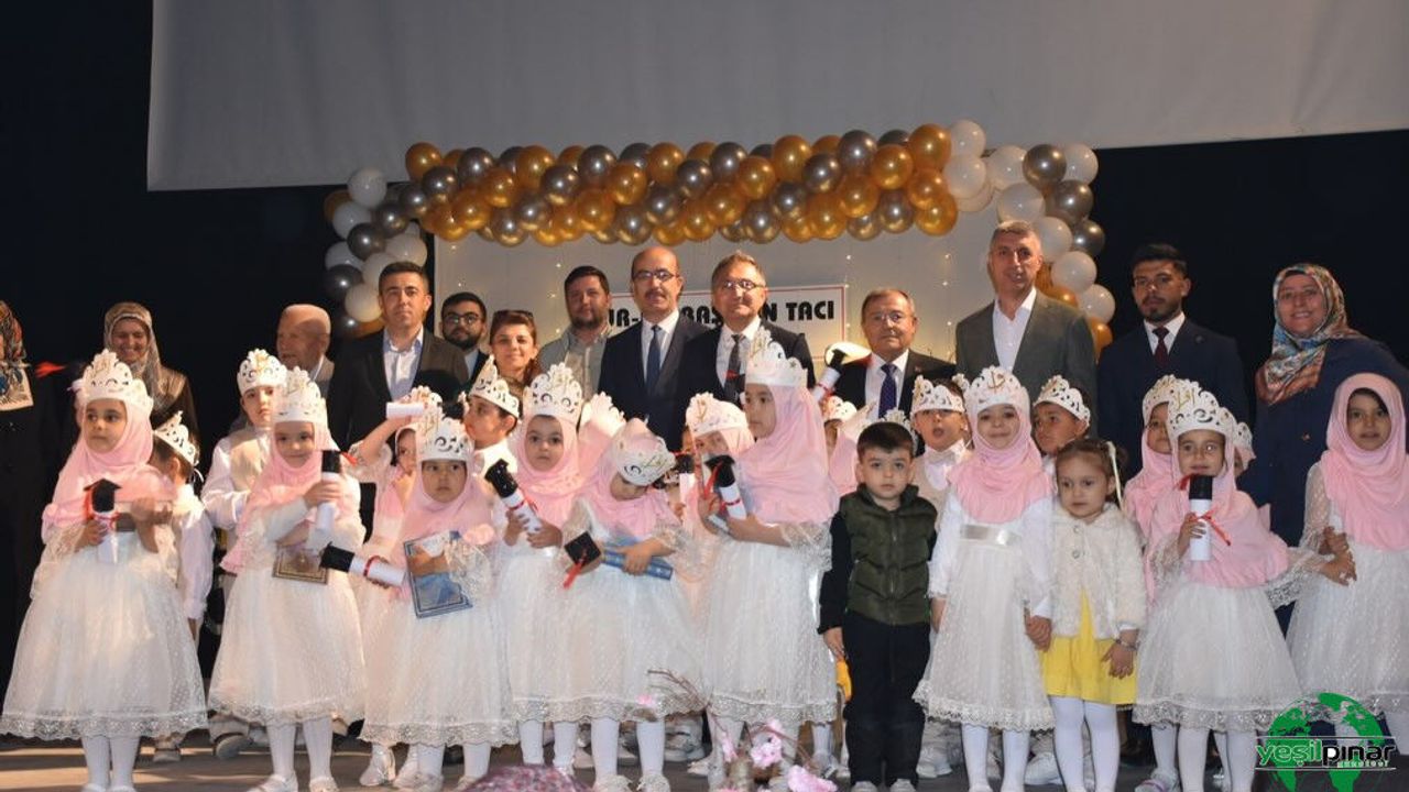 Karapınar’da 4-6 Yaş Kur’an Kursları Yıl Sonu Coşkusu Yaşandı