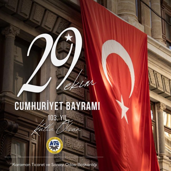 KTSO'dan 29 Ekim Cumhuriyet Bayramı Kutlama Mesajı