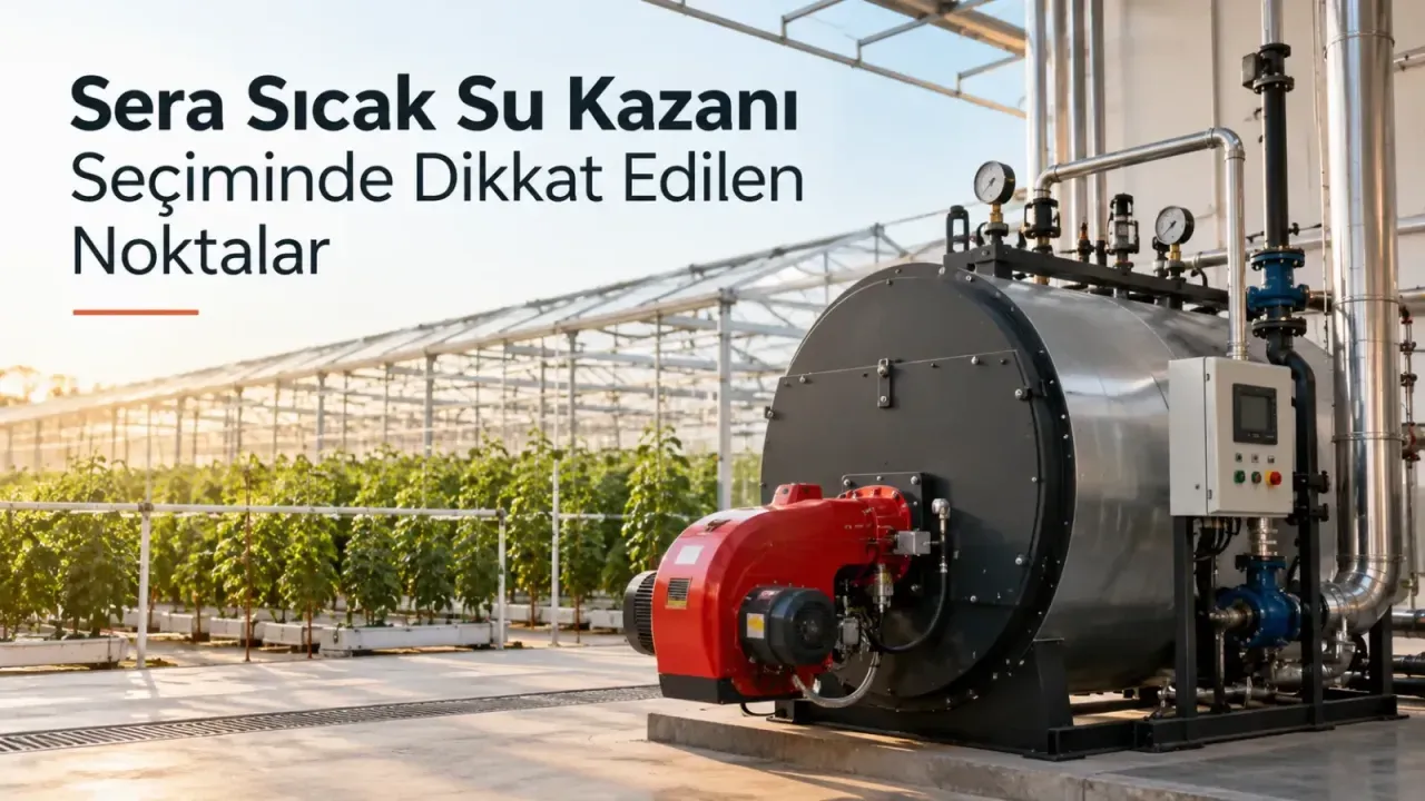 Sera Sıcak Su Kazanı Seçiminde Dikkat Edilen Noktalar