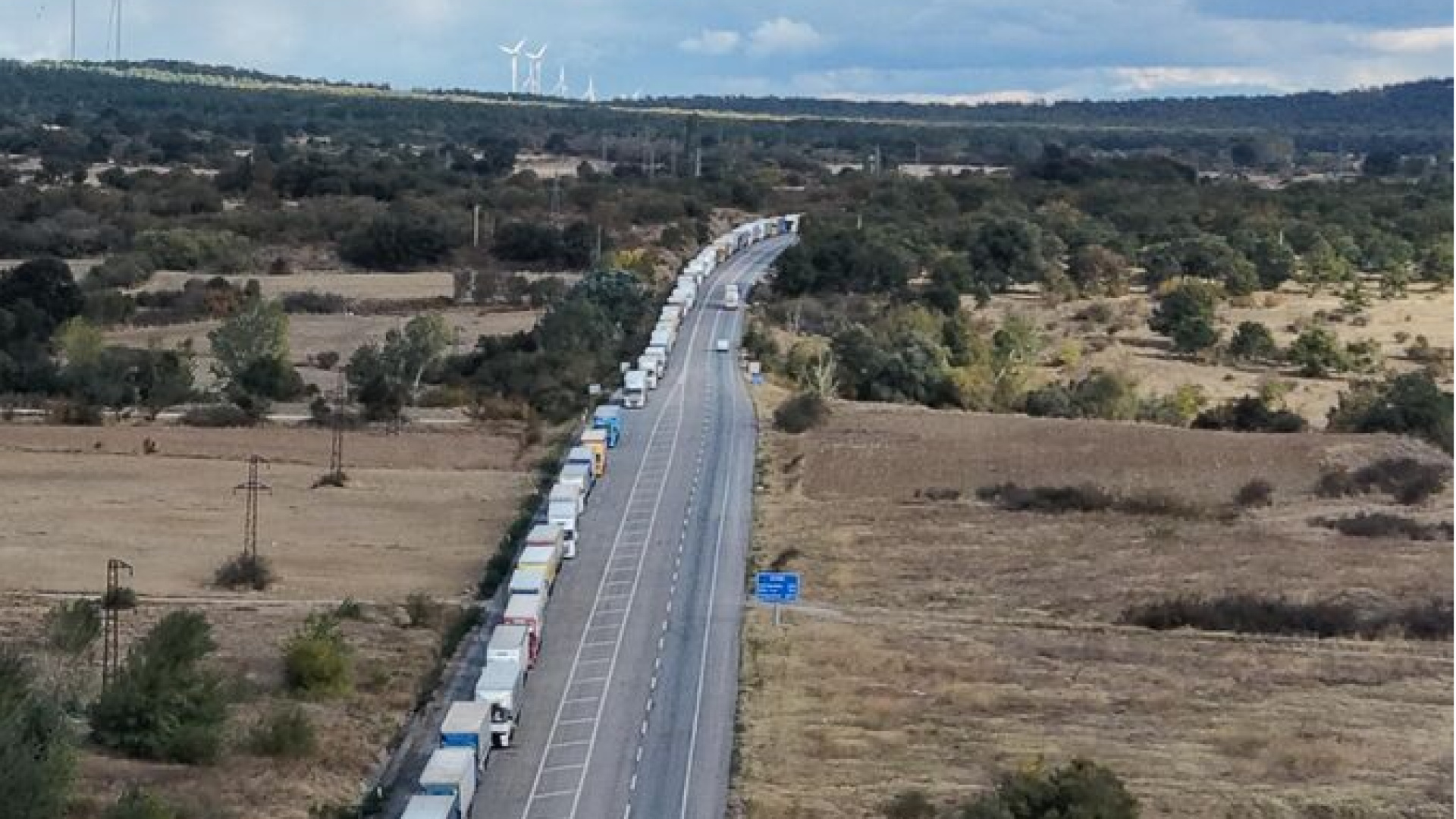 Bulgaristan sınırında 30 kilometre TIR kuyruğu