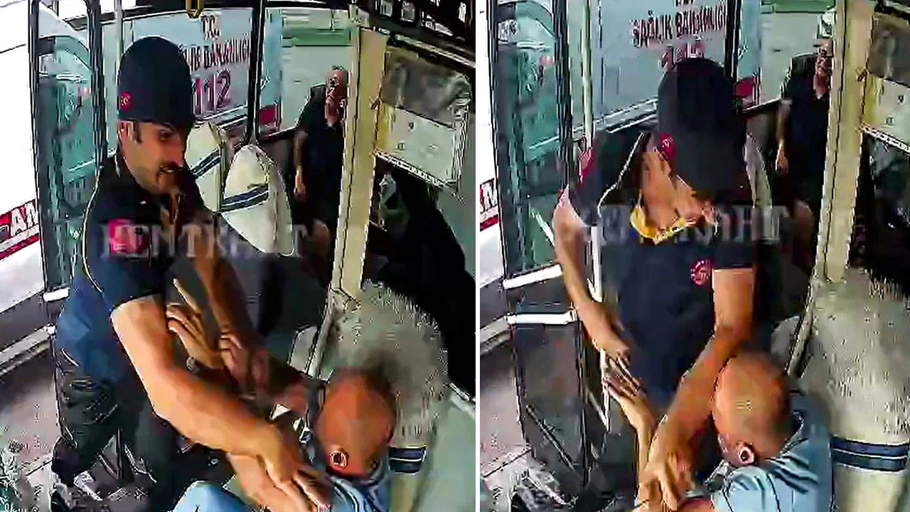 Adana’da yol verme kavgası: Otobüs şoförü ile ambulans şoförü birbirine girdi