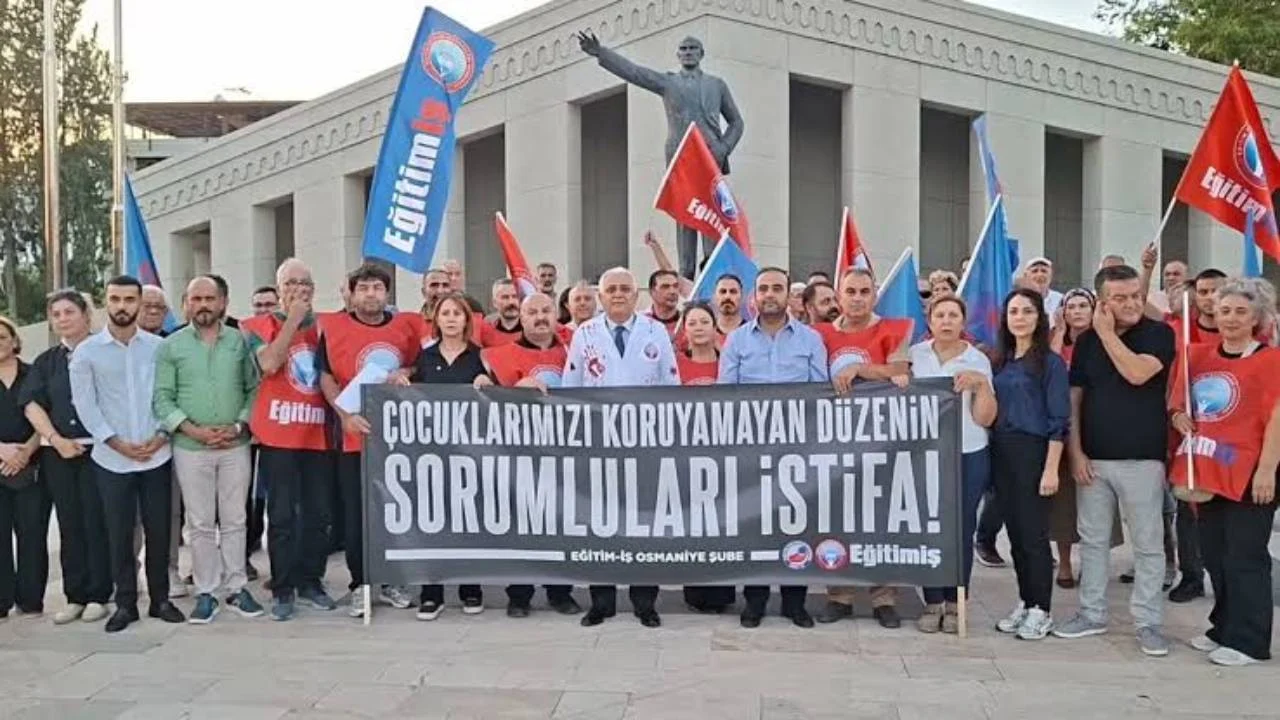 Eğitim-İş Osmaniye Şubesi’nden okul güvenliği çağrısı: 7 bakanlık hesap versin