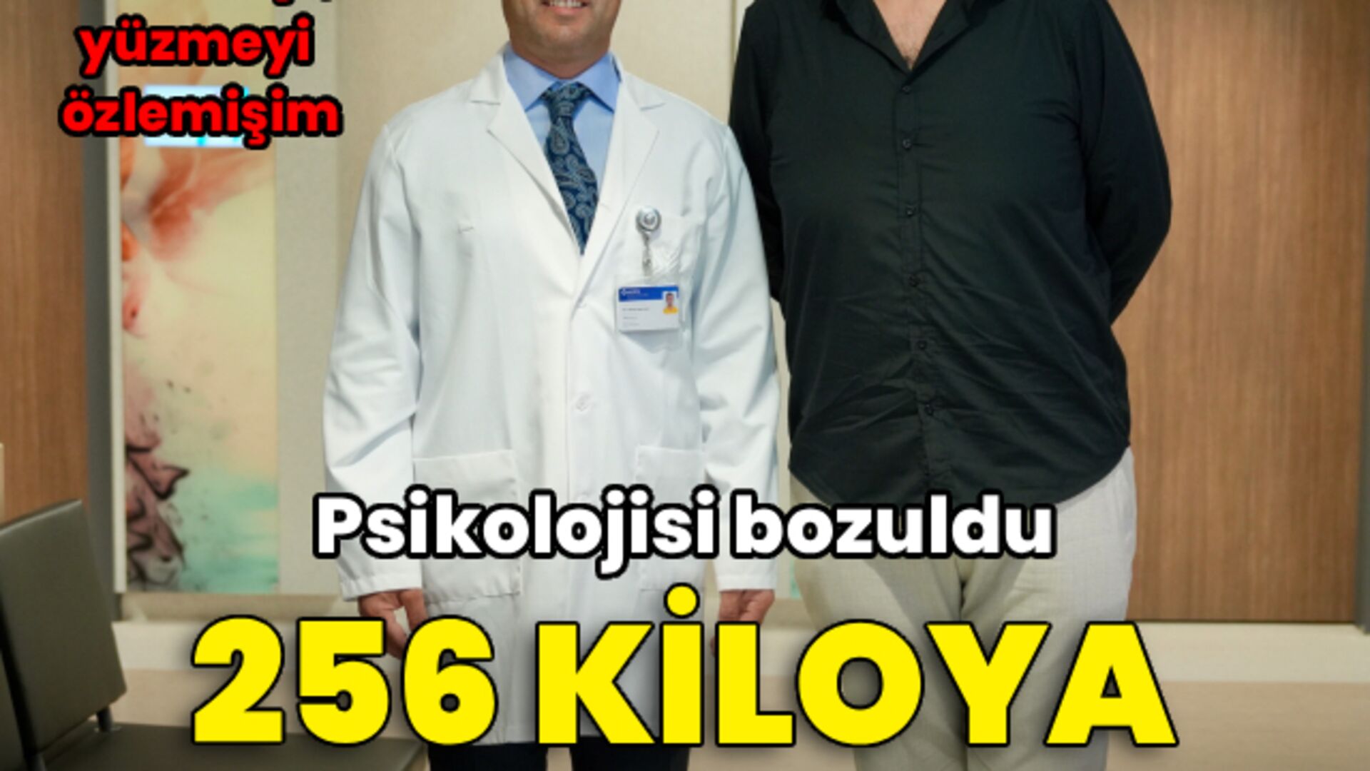 Psikolojisi bozuldu, 256 kiloya ulaştı