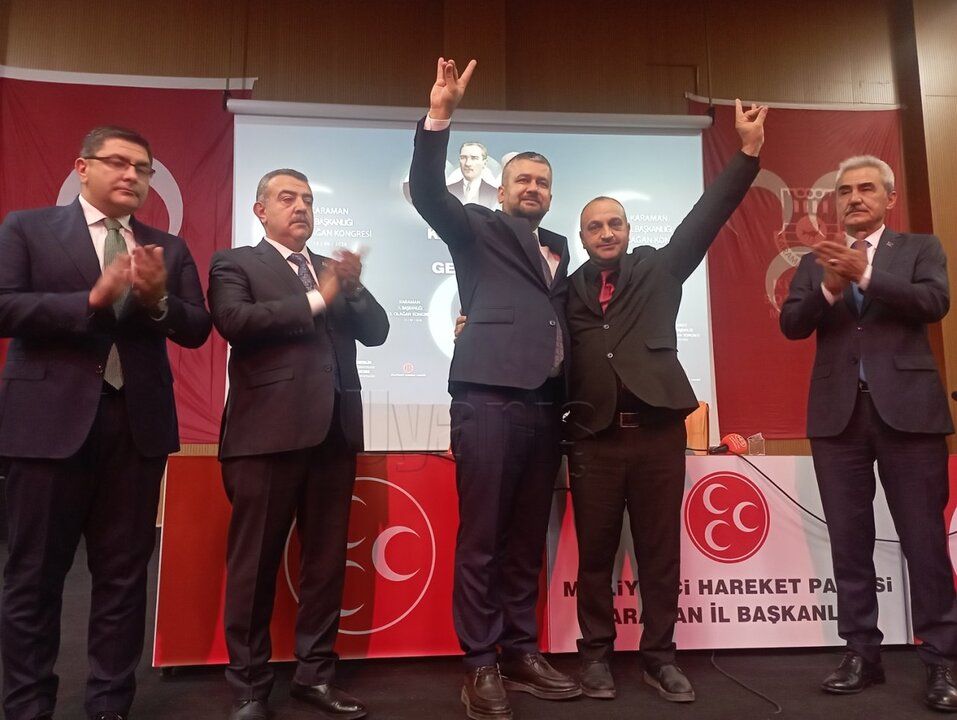MHP Karaman İl Başkanlığında devir teslim: Ramazan Erkabaktepe görevine başladı