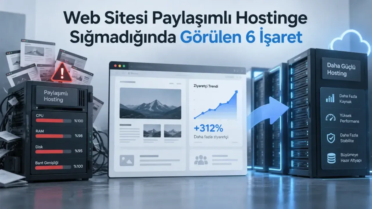 Web Sitesi Paylaşımlı Hostinge Sığmadığında Görülen 6 İşaret