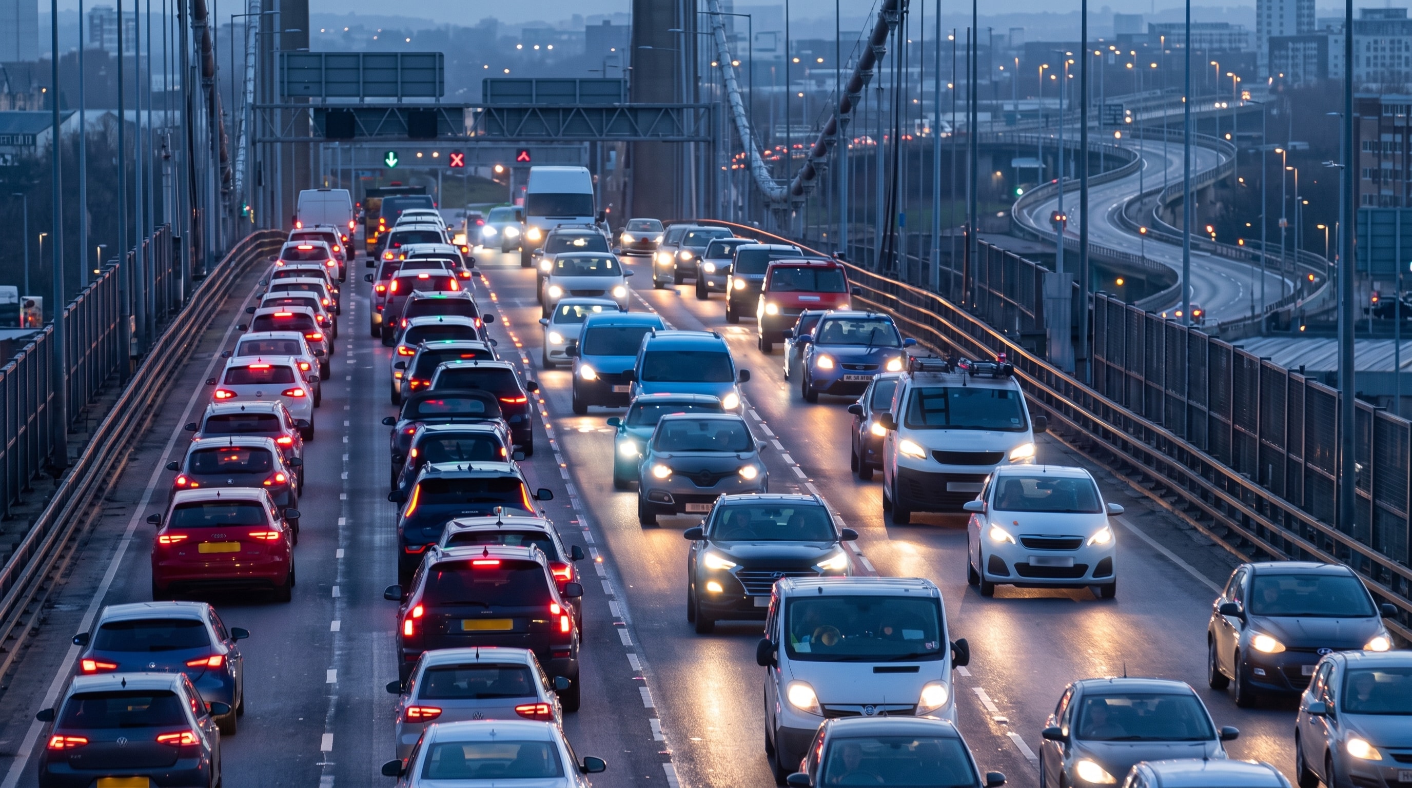 İstanbul'da yağış trafiği de etkiledi! Yollar kırmızıya büründü