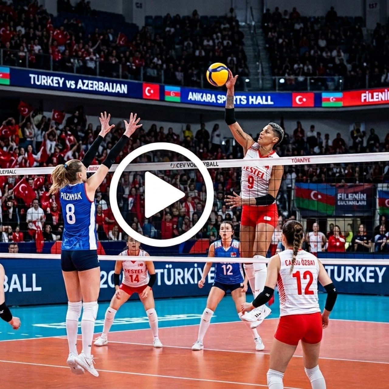Türkiye - Azerbaycan voleybol maçı canlı izle