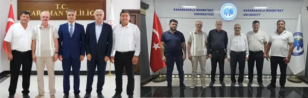 HOKAF Heyetinden Karaman’da Önemli Temaslar