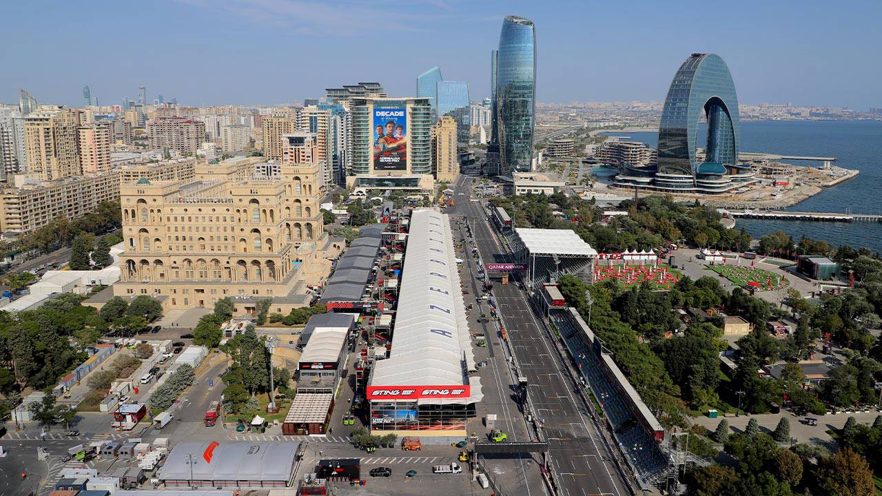 Bakü sokakları Formula 1 pistine dönüştü