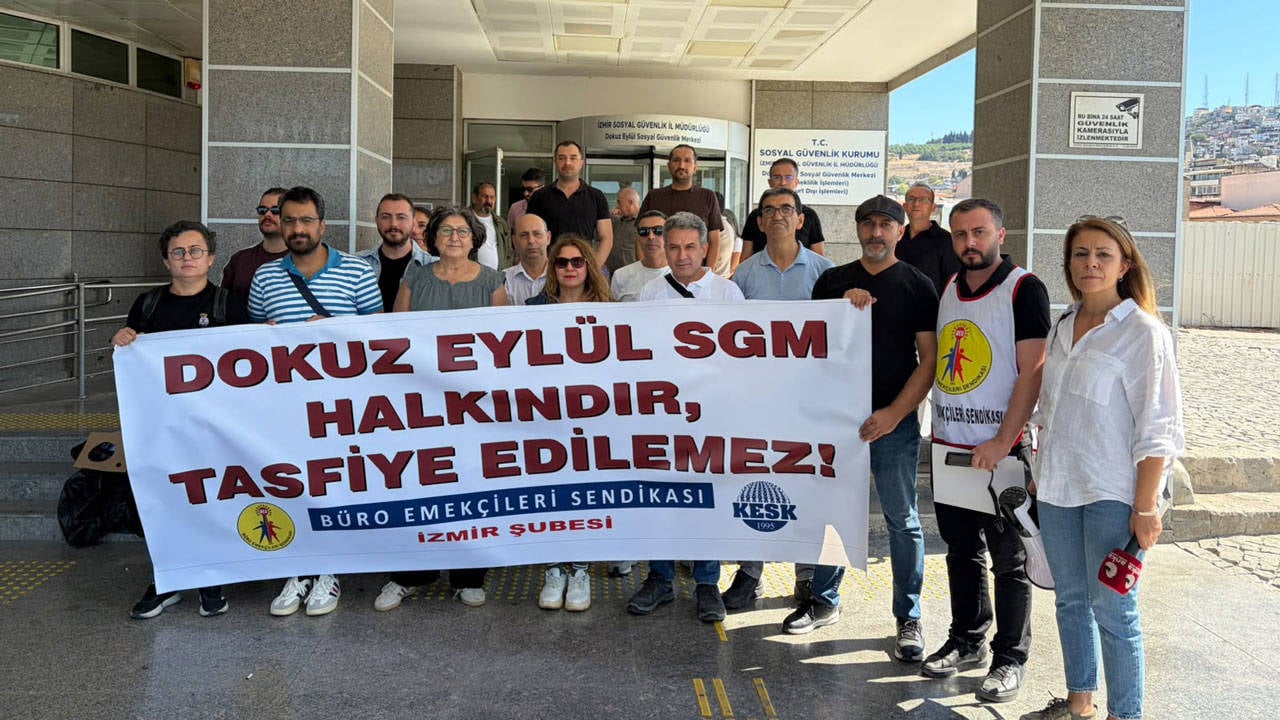 BES'ten Dokuz Eylül SGM binasının tahliyesine tepki: Kabul etmiyoruz
