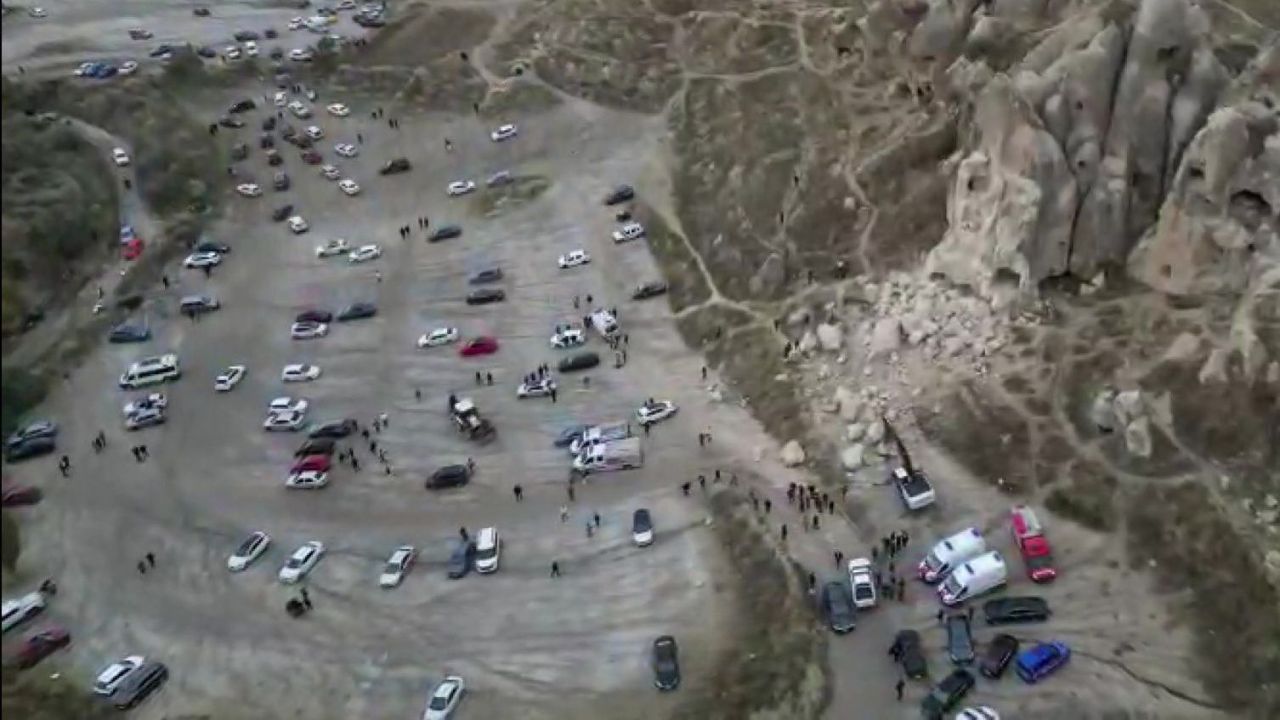 Nevşehir - Kapadokya’da Peribacası Yıkıldı