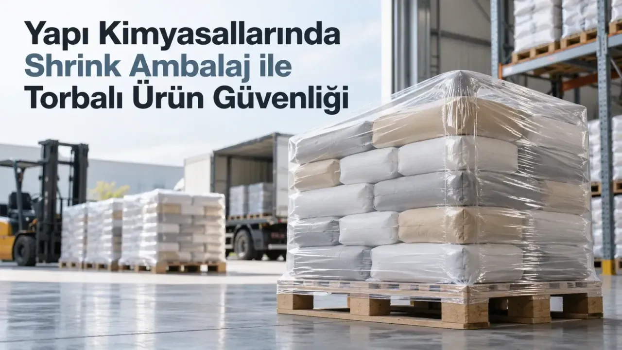Yapı Kimyasallarında Shrink Ambalaj ile Torbalı Ürün Güvenliği
