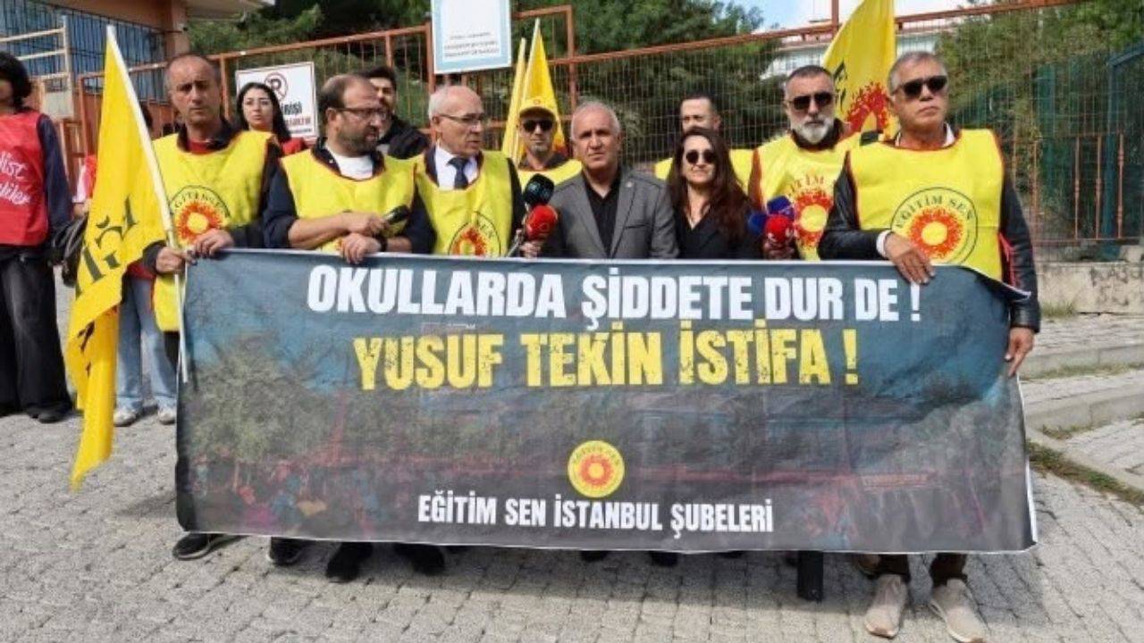 Eğitim Sen'den Yusuf Tekin'e istifa çağrısı: 1 ay dolmadan 5 saldırı