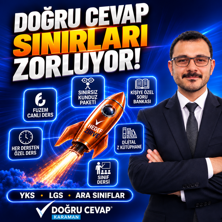 Karaman'da hibrit eğitim dönemi: Doğru Cevap Kursu yeni modelini tanıttı