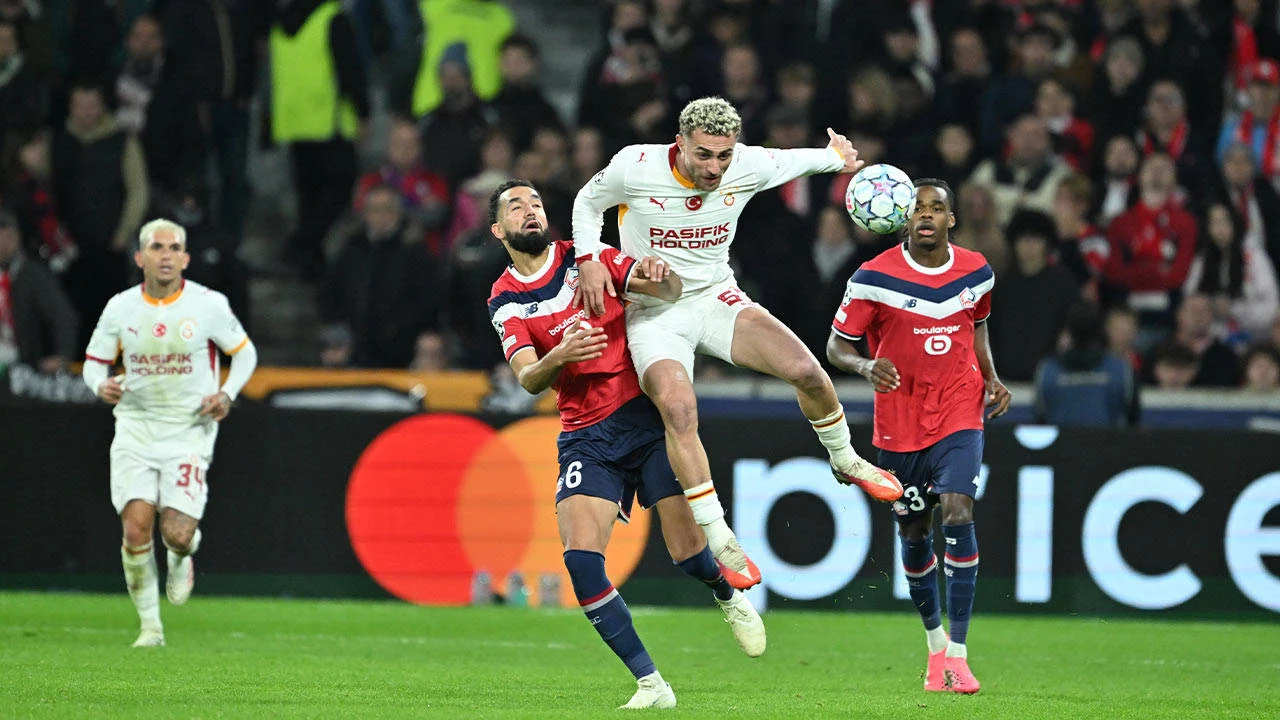 Galatasaray'dan Lille'de dört gollü zafer