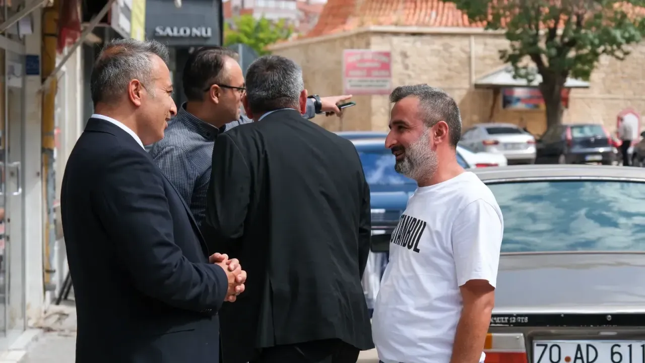 Vali Hayrettin Çiçek Karaman Esnafını Ziyaret Etti