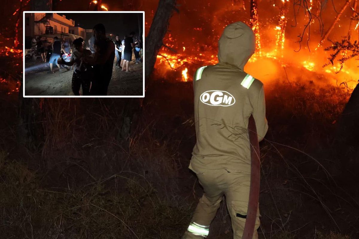 Fethiye'deki orman yangını evlere sıçradı