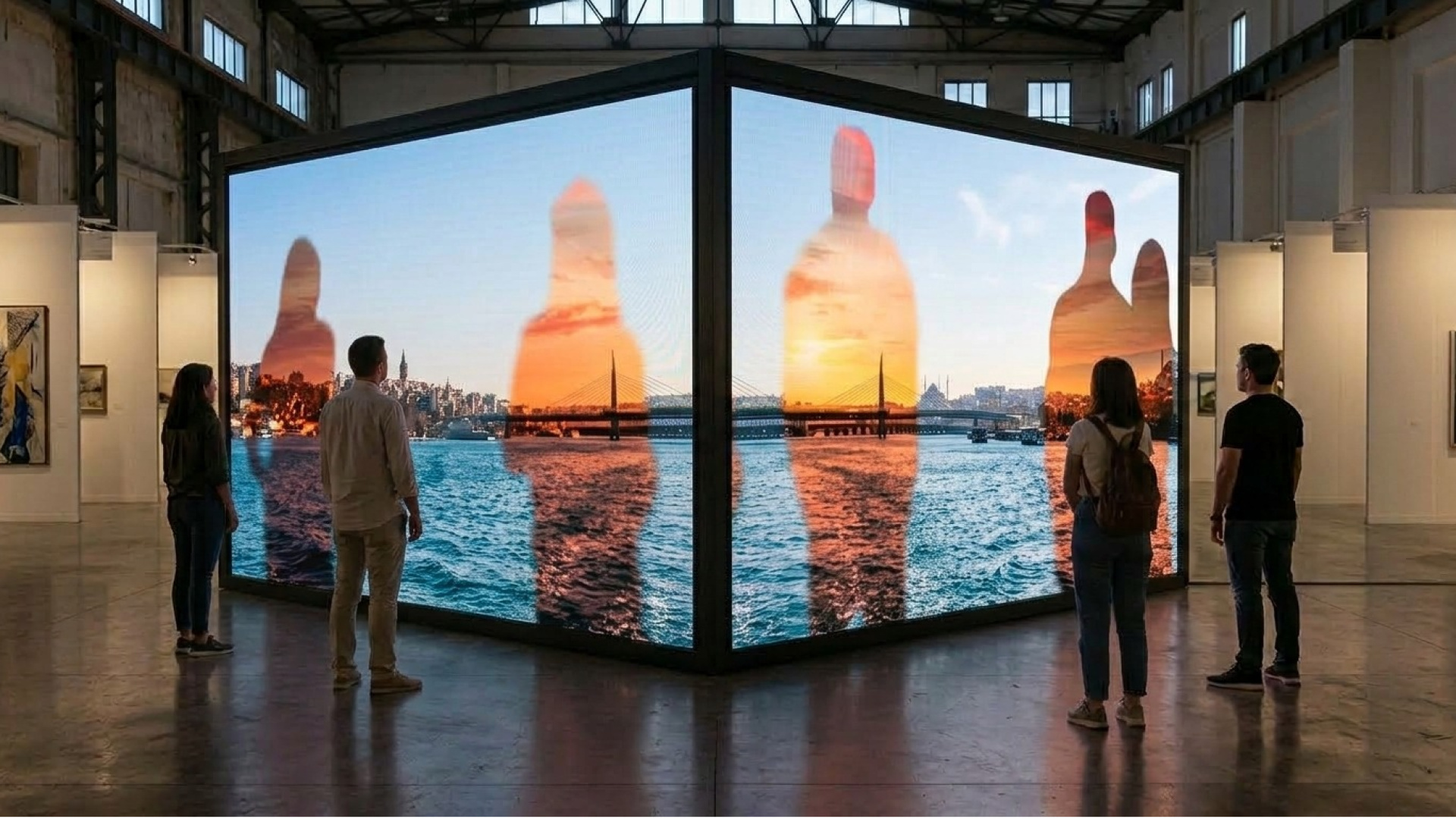 Balkan Karışman’ın dijital enstalasyonu ilk kez Contemporary Istanbul’da
