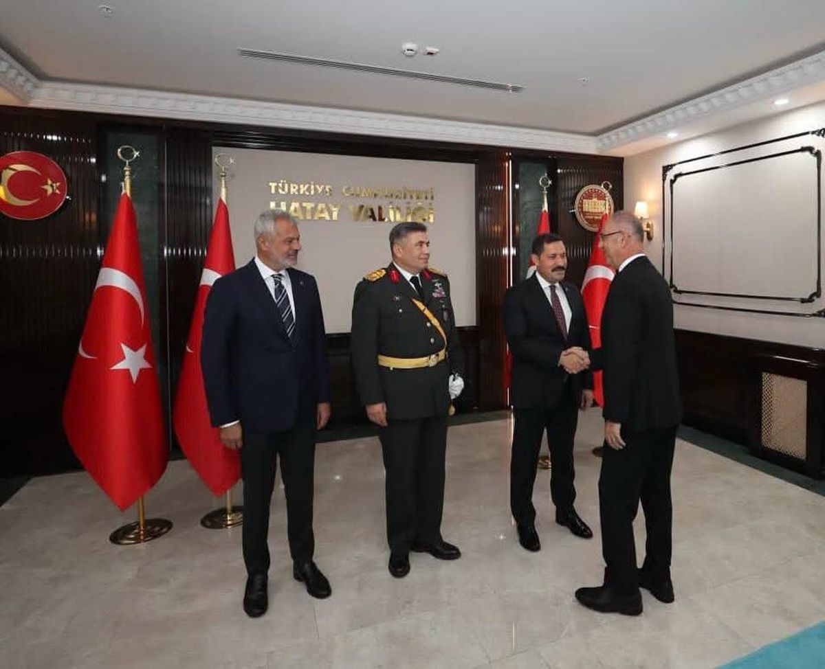 Hatay Valiliği'nde 30 Ağustos Zafer Bayramı Tebrikat Töreni Gerçekleştirildi