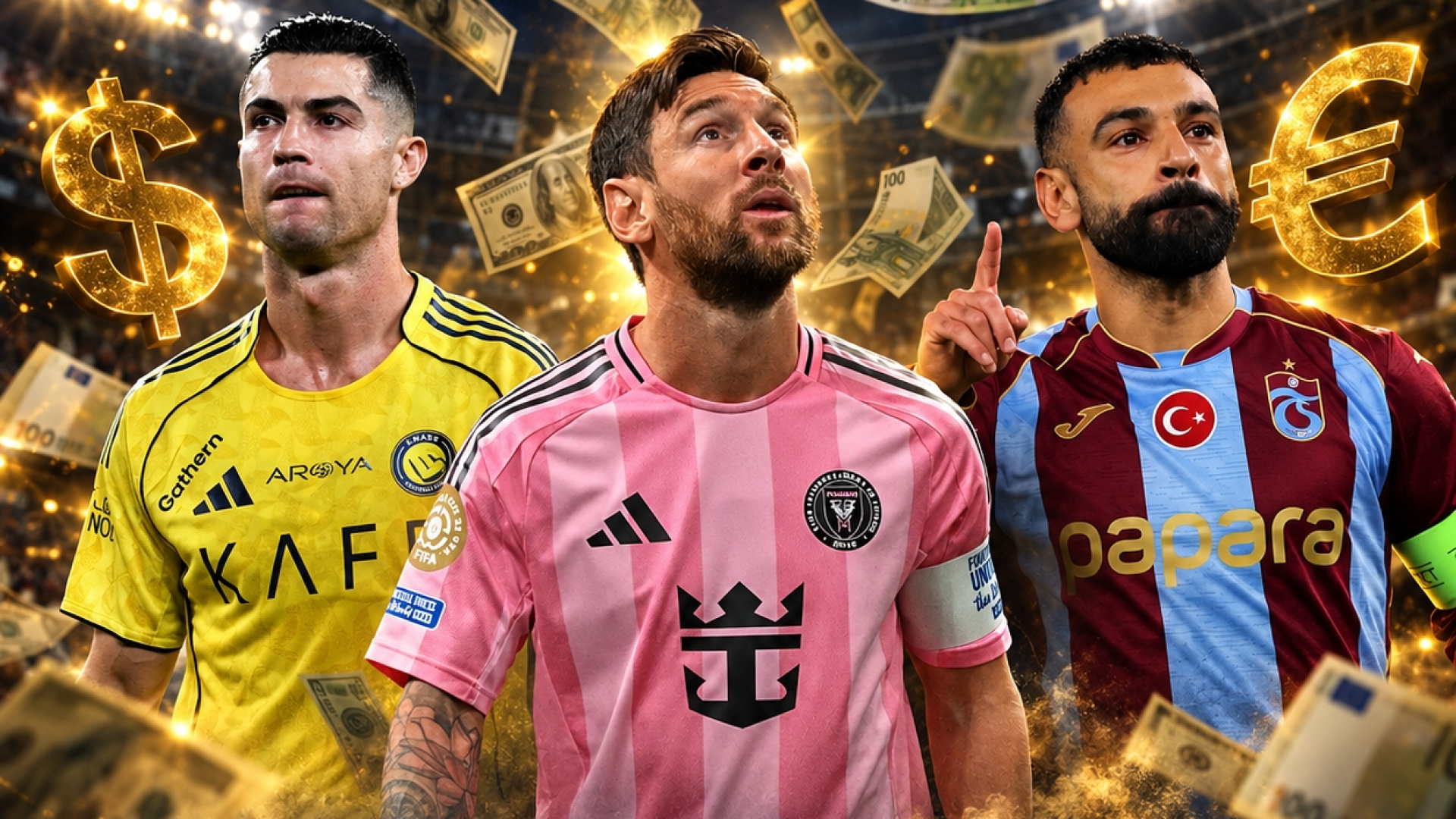 İşte dünyanın en çok kazanan 10 futbolcusu!