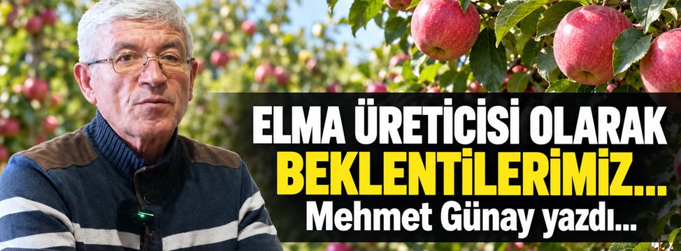 Elma Üreticisi Olarak Beklentilerimiz...