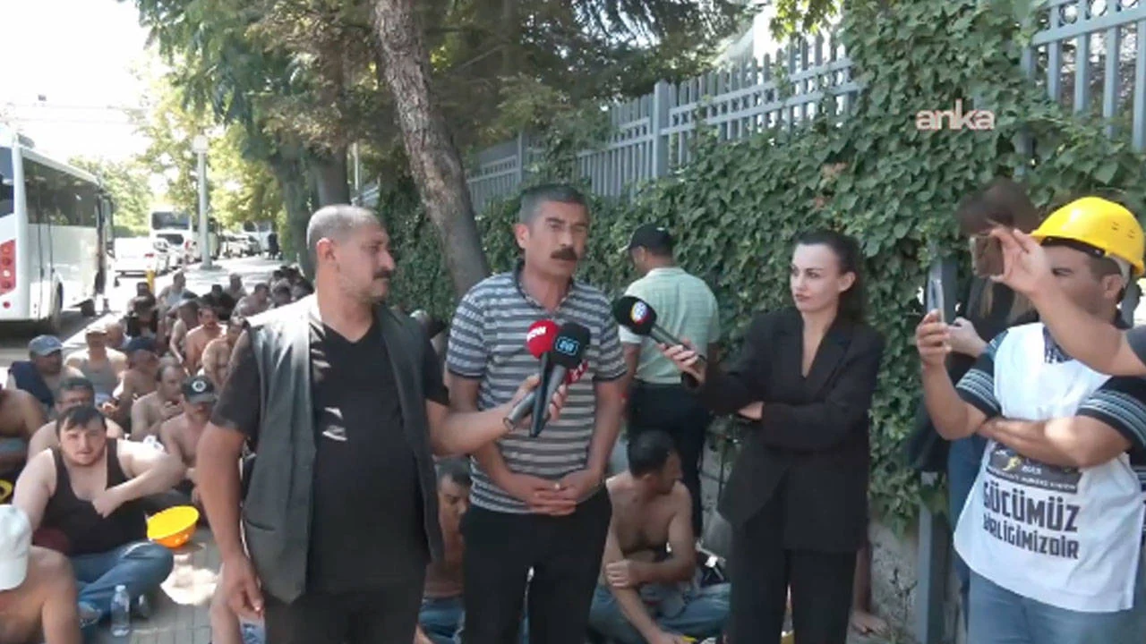 Hak talepli eylem 6. gününde: Elazığ Eti Gümüş ve Doruk Madencilik işçileri direniyor