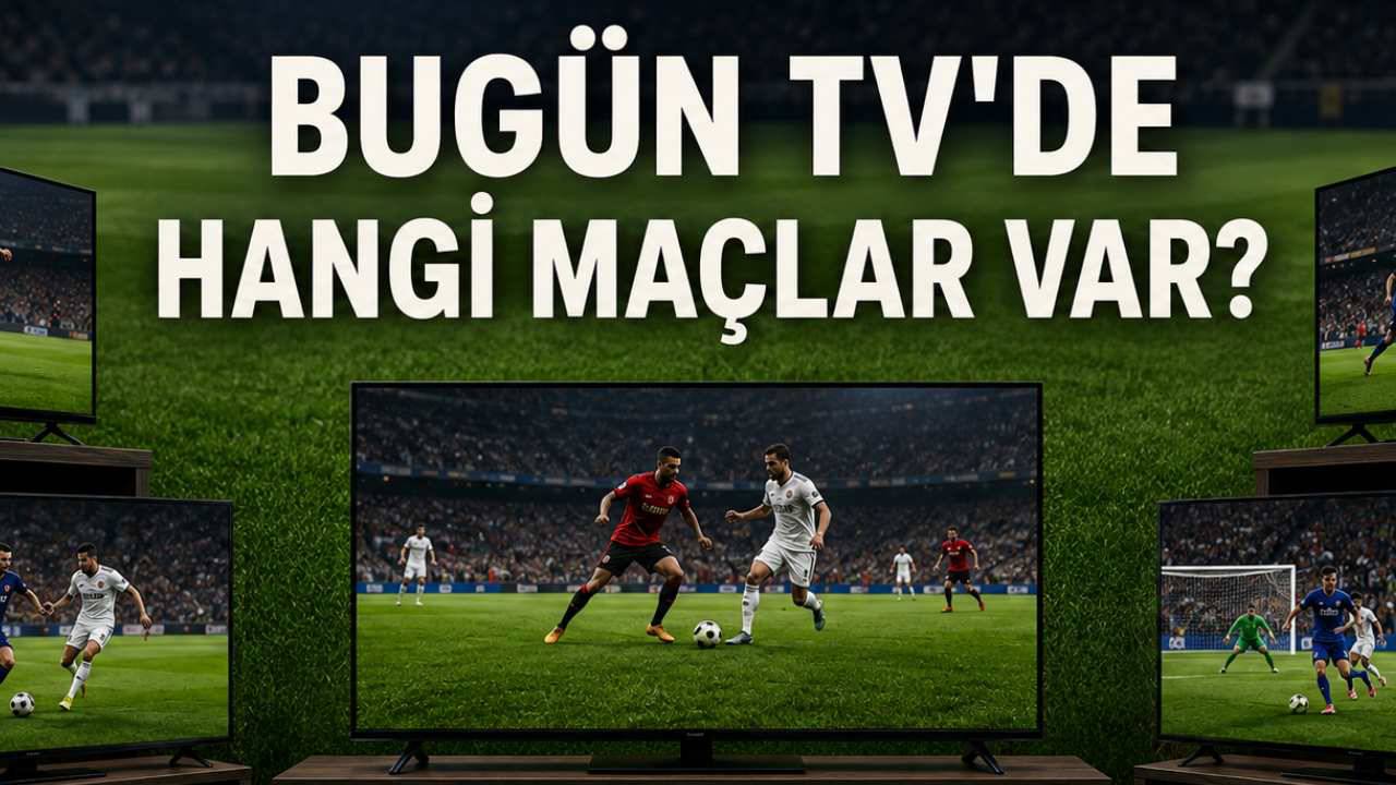 TV'de Futbol | Bugün Hangi Maçlar Var? Maçlar Hangi Kanalda?