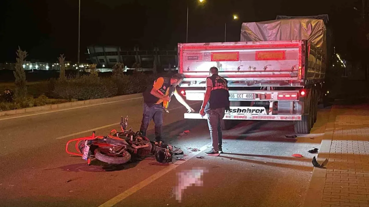 Karaman’da motosiklet kazası: 1 ölü