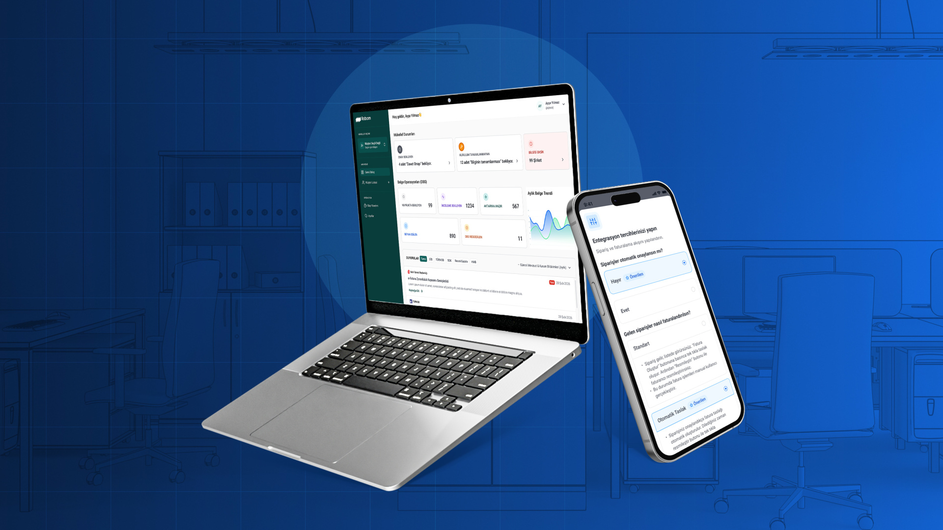 Robom’dan Defter Beyan Sistemi ve e-ticaret entegrasyonu