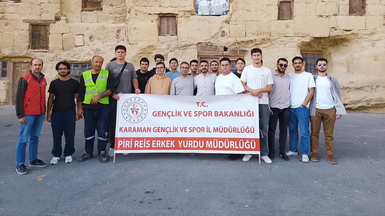 Karaman Gençlik Merkezi ile KYK'lı Gençler Şehri Keşfetti