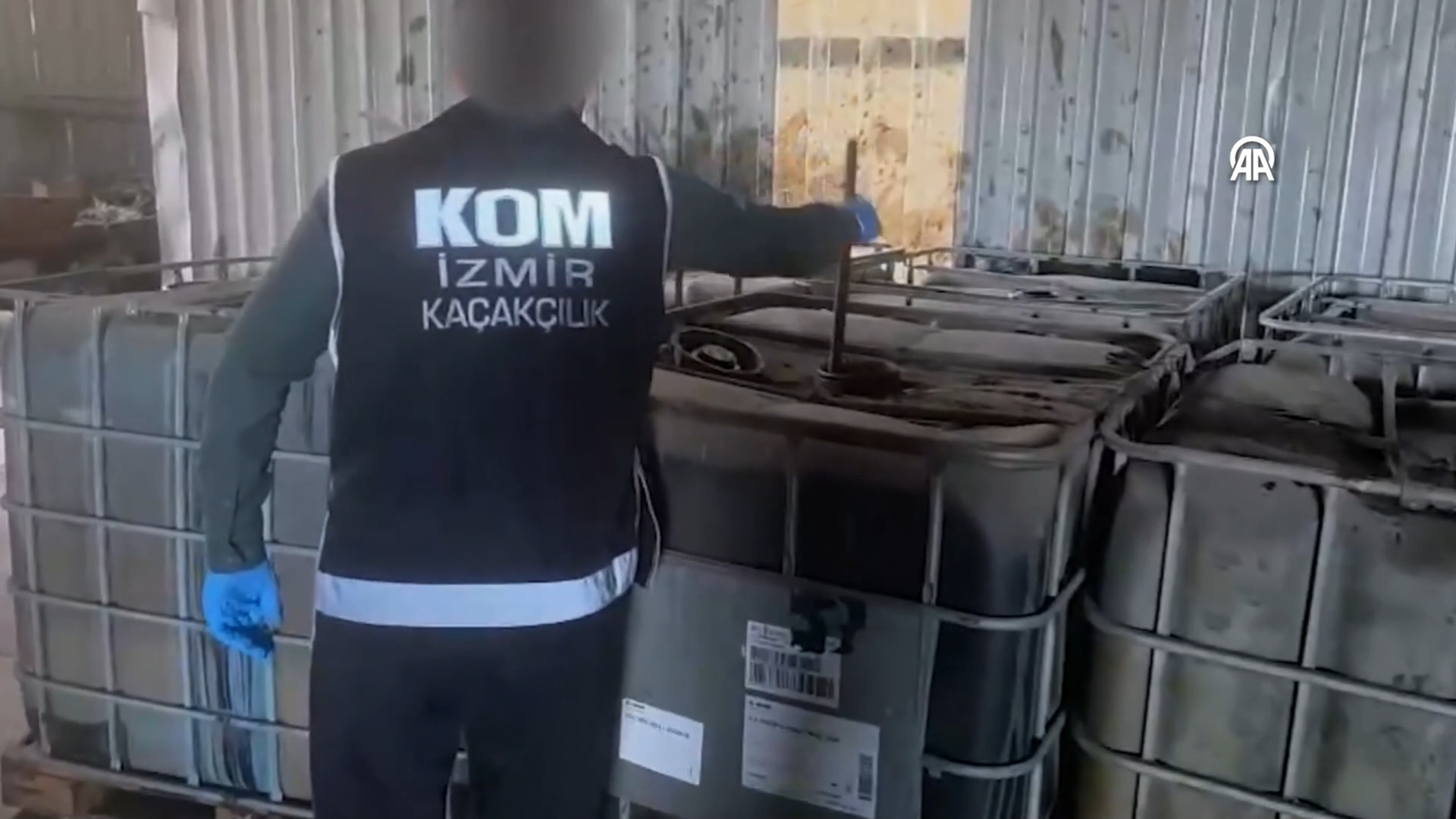 İzmir'de katı atık tesisinde ele geçirildi