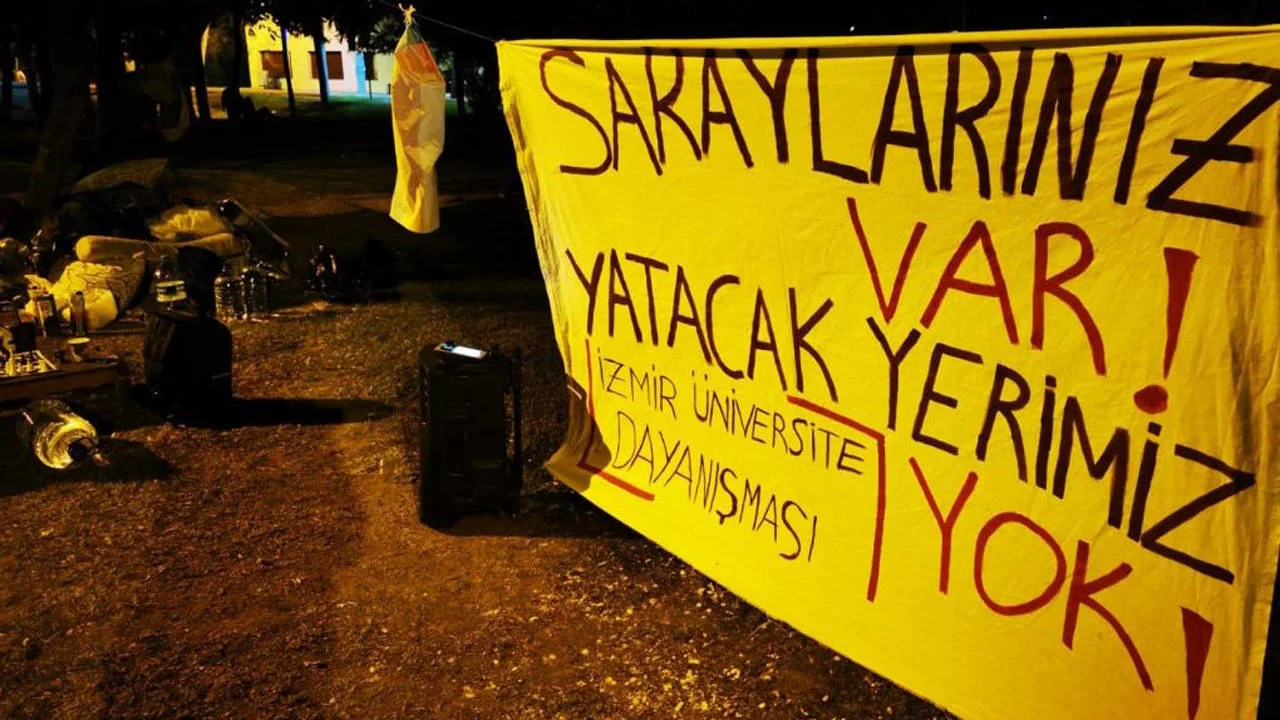 Öğrencinin ilk sınavı barınmak