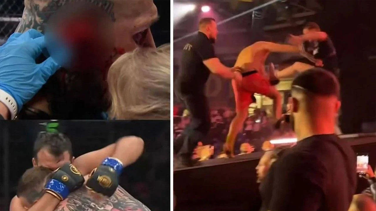 MMA maçında kulak ısırma skandalı