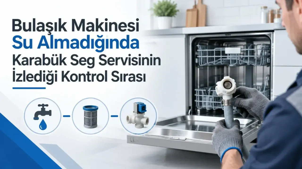 Bulaşık Makinesi Su Almadığında Karabük Seg Servisinin İzlediği Kontrol Sırası