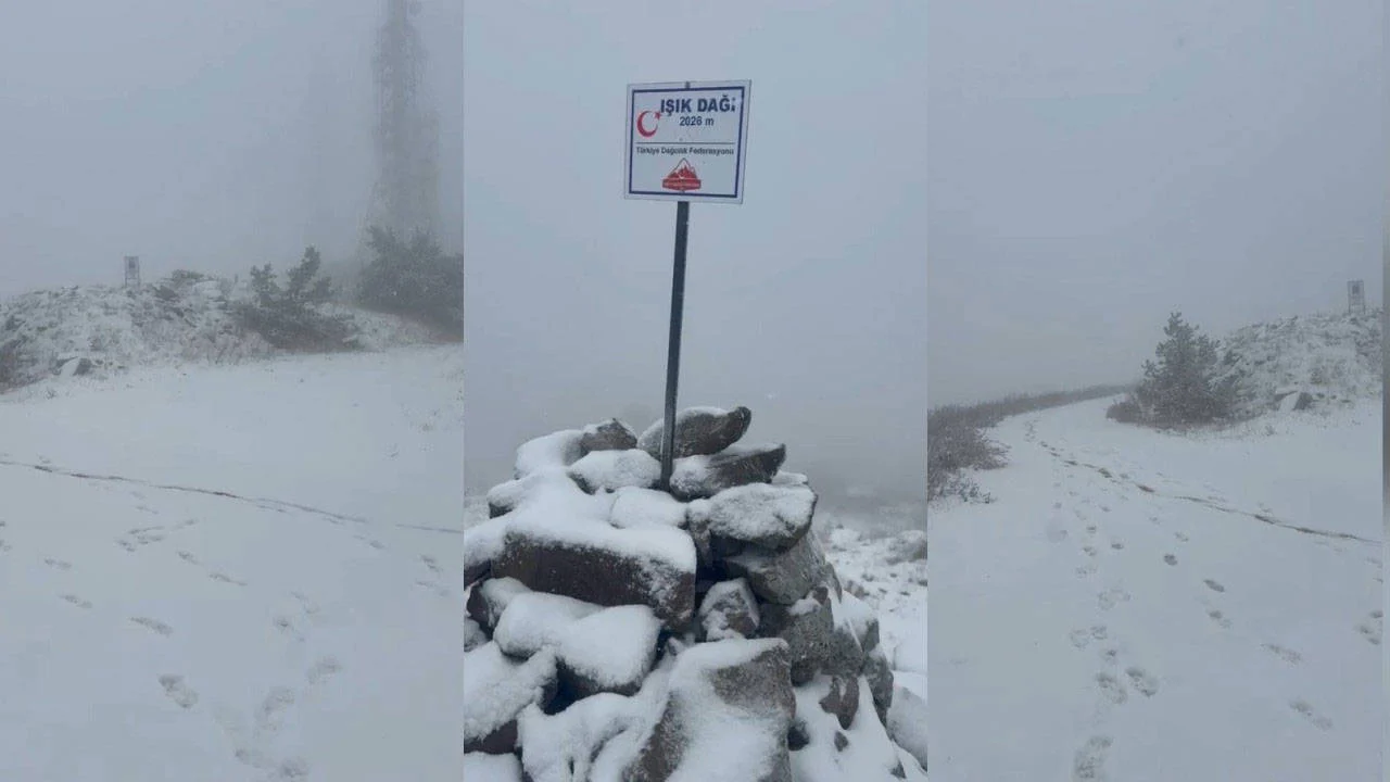 Ankara'ya mevsimin ilk karı düştü