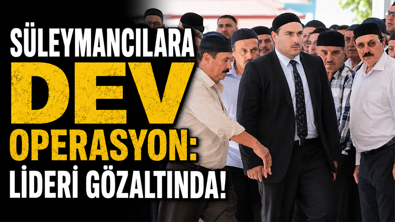 Süleymancılara Dev Operasyon: Lideri Gözaltında!