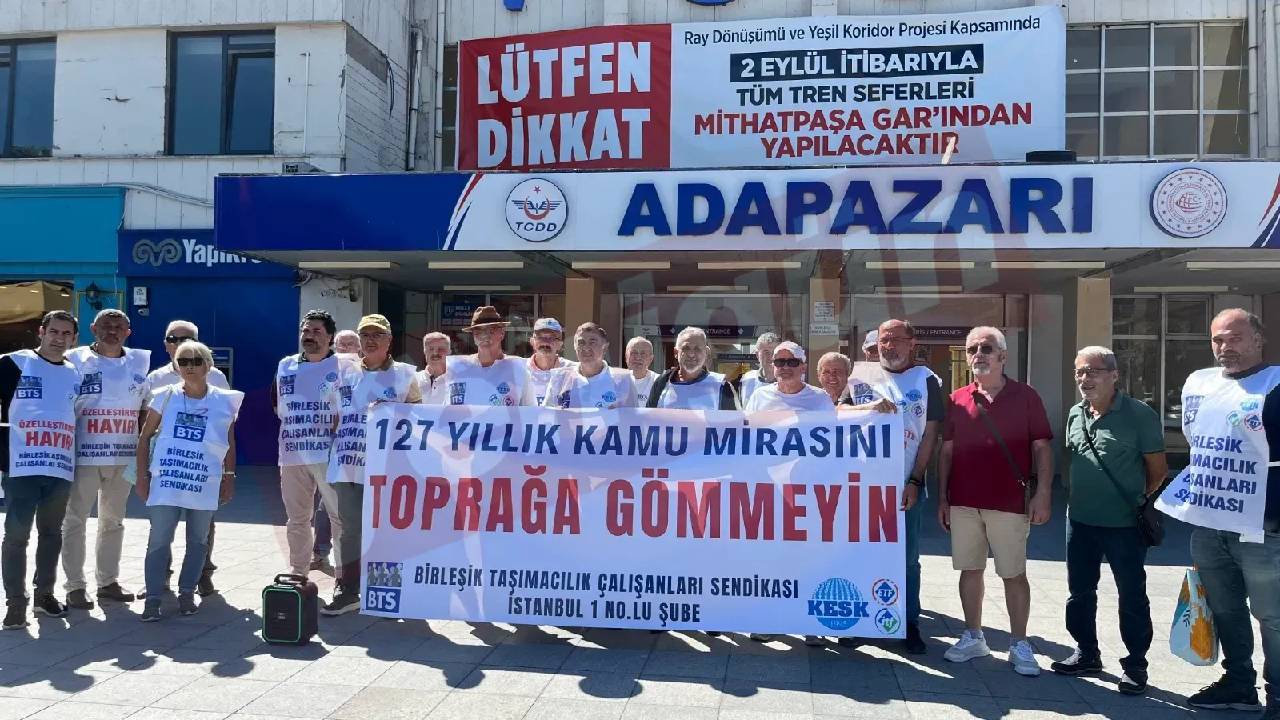 Adapazarı’nda demiryolunu toprağın altına gömmeyin