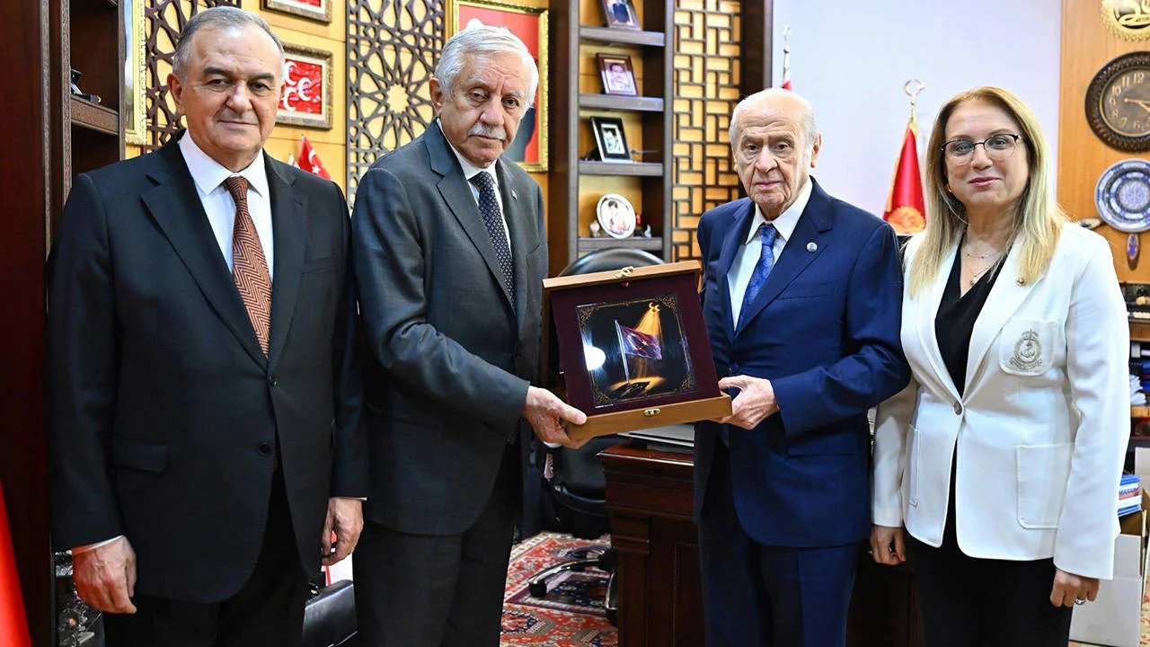 MHP TBMM Grubu'ndan Devlet Bahçeli'ye ziyaret
