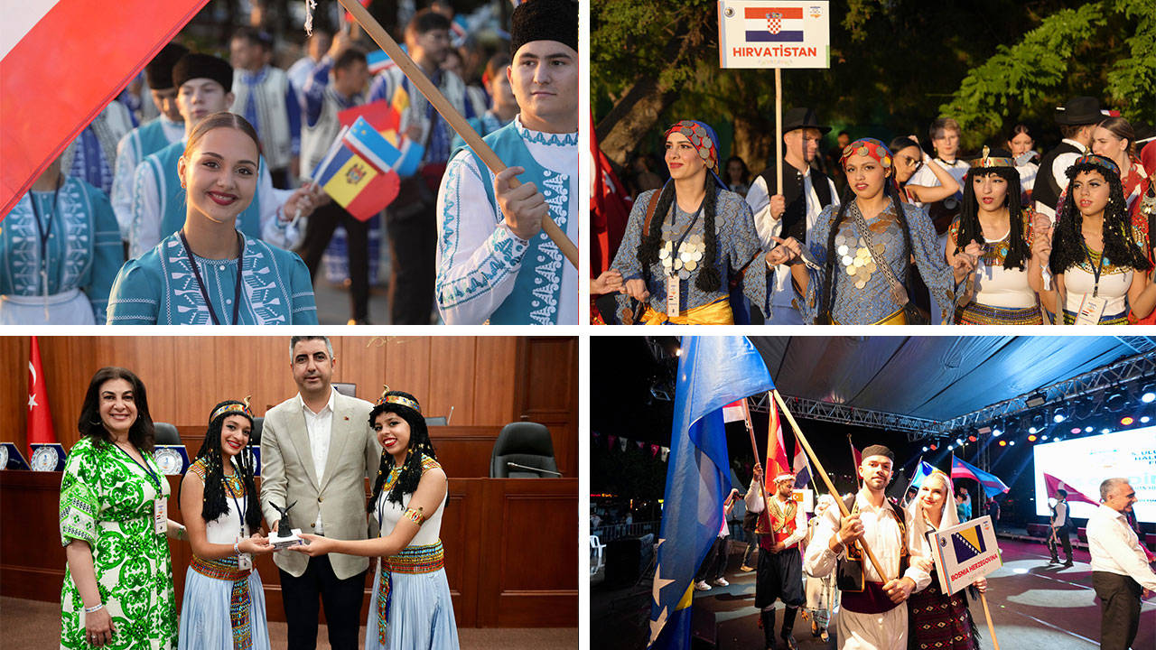 Kartal’da 5. Uluslararası Halk Oyunları Festivali başladı