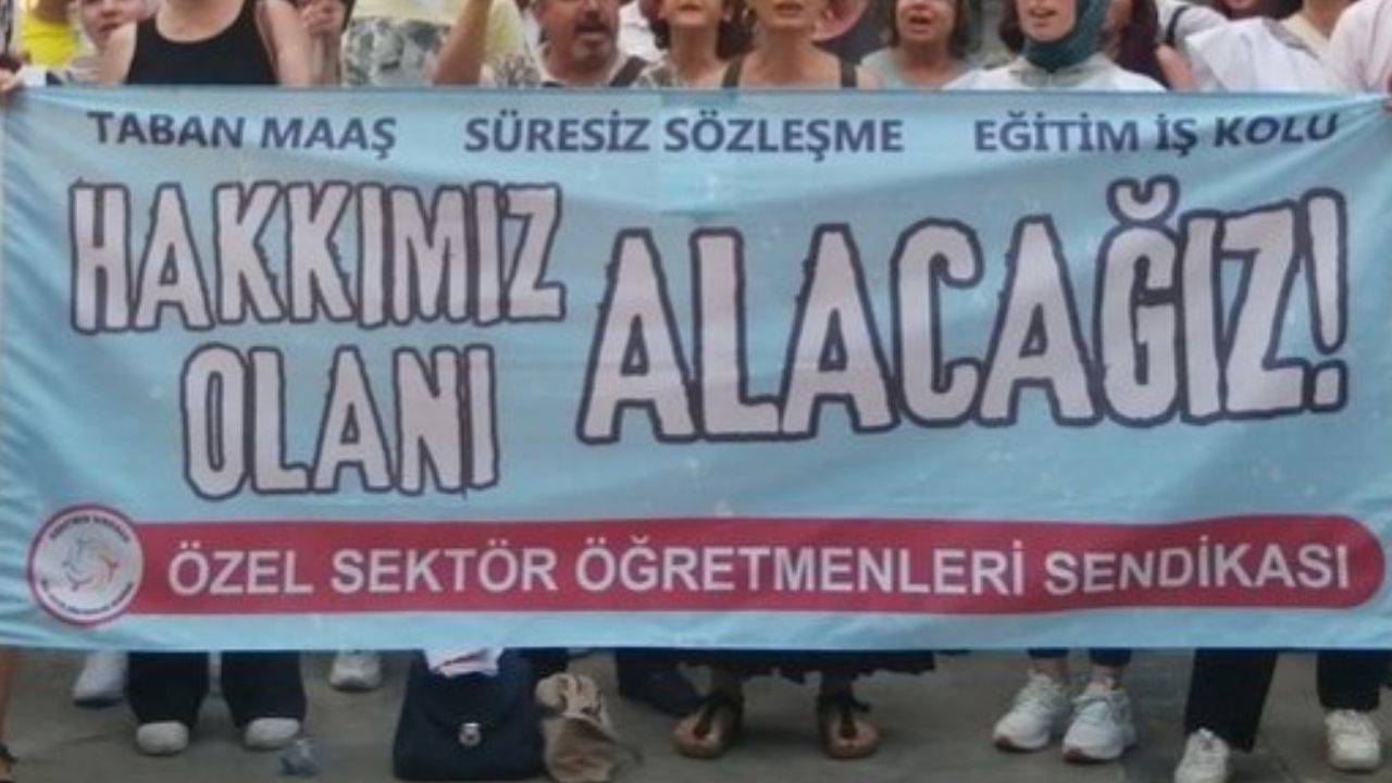 Özel sektör öğretmenleri için kritik toplantı: Talepleri neler?