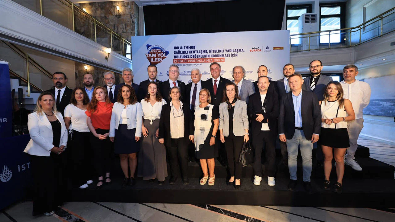 İBB ile TMMOB'den "sağlıklı kentleşme ve işbirliği" protokolü