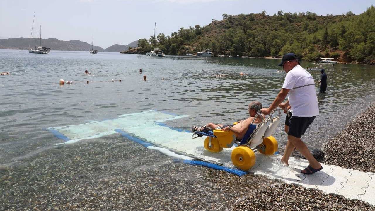 Muğla sahilde engelsiz yaz