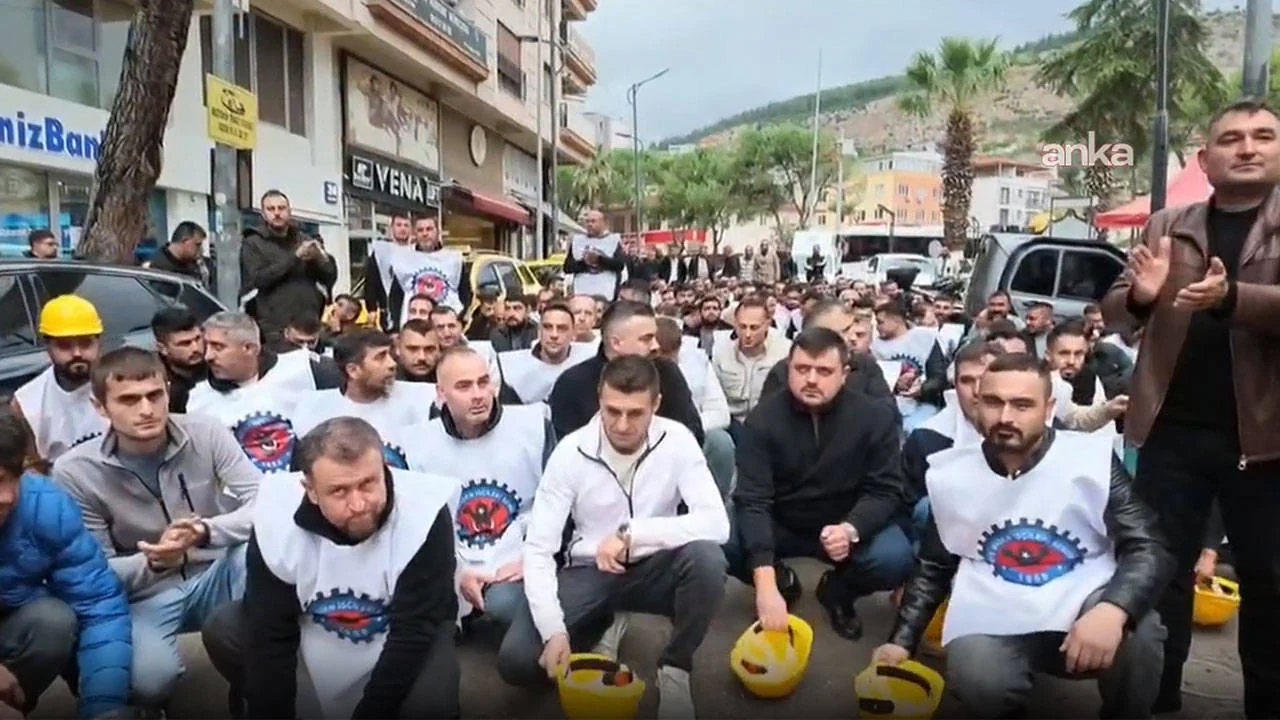 Polis barikatı aşıldı: İmbat Madencilik işçileri alacakları için Ankara yolunda