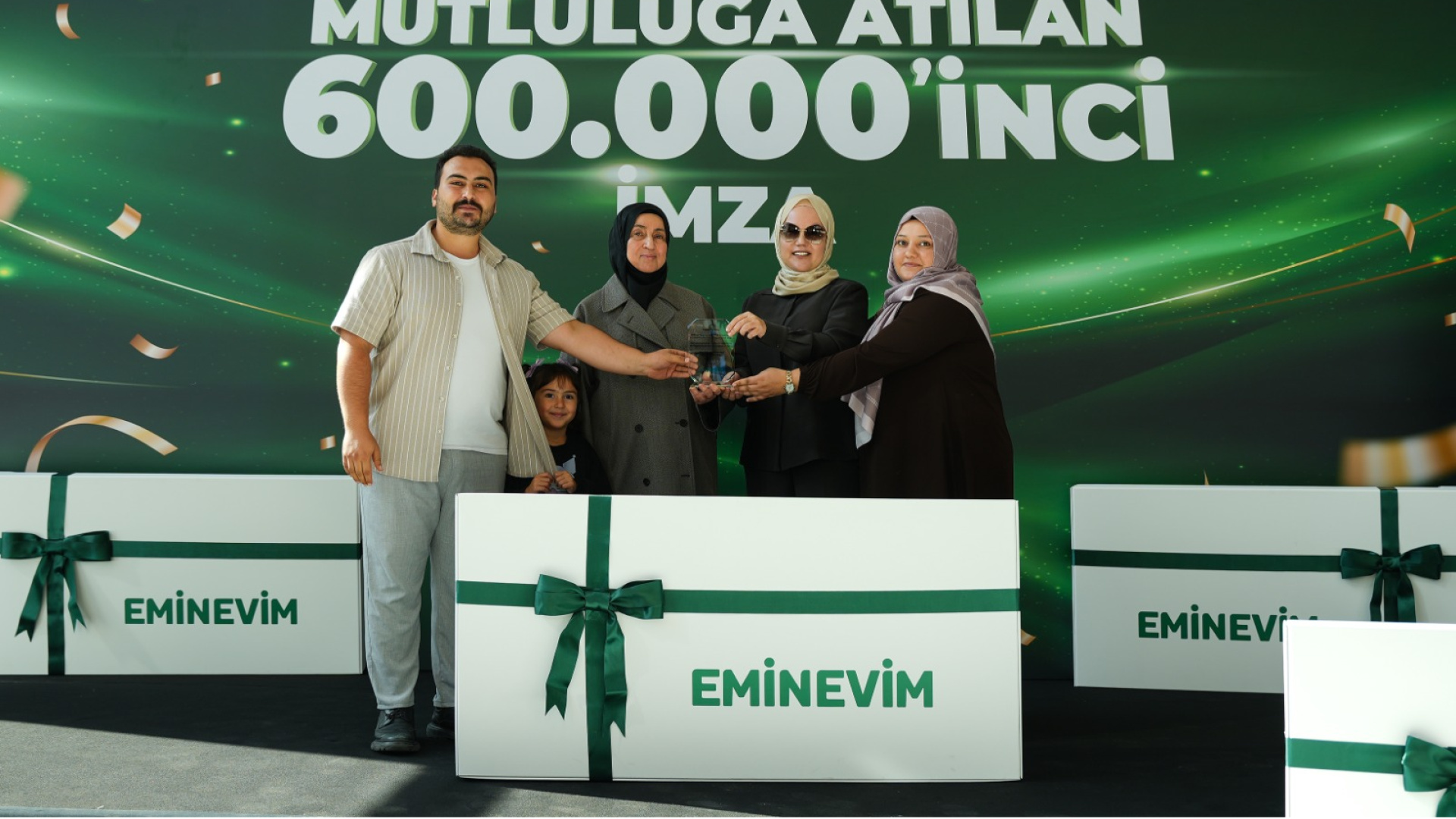 Eminevim’den 600 bininci  teslimat