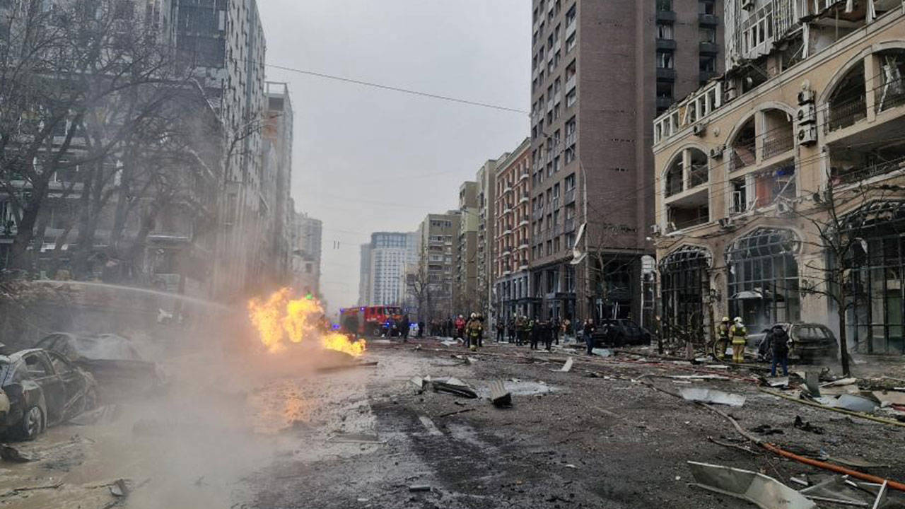 Rusya'dan Kiev'e İHA saldırısı: İsrail'den kınama