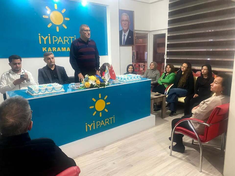 İYİ Parti Karaman’da 9. Kuruluş Yıl Dönümünü Kutladı