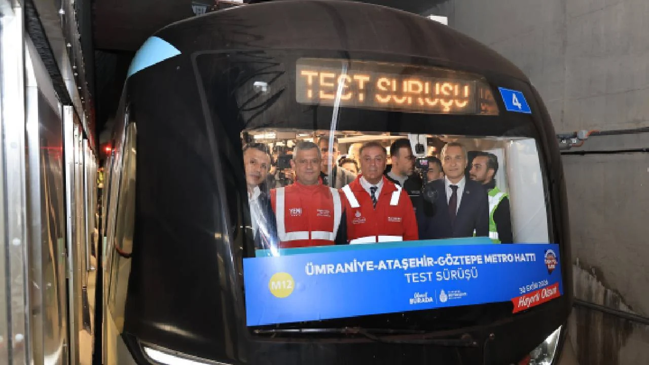 İstanbul'un toplu ulaşımında yeni entegrasyon: Ümraniye - Ataşehir - Göztepe Metrosu test aşamasında