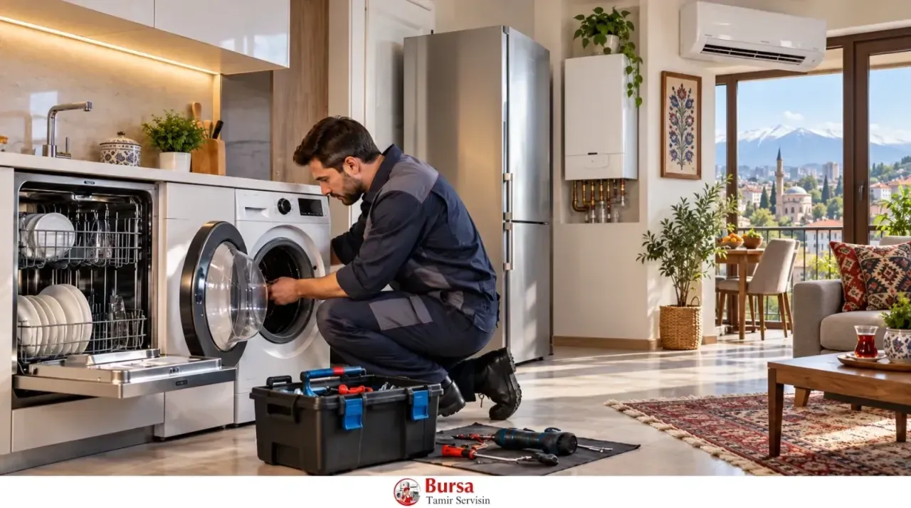 Bursa Tamir Servisin: Çamaşır, Bulaşık, Buzdolabı, Kombi ve Klimalarınız İçin Kesintisiz Teknik Servis